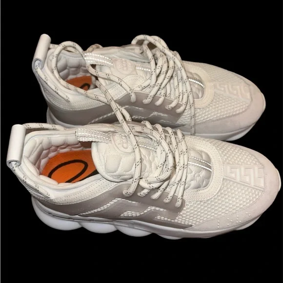 White chain reactions Versace sneakers - Picture 4 of 5